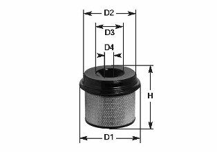 CLEAN FILTERS Воздушный фильтр MA 702